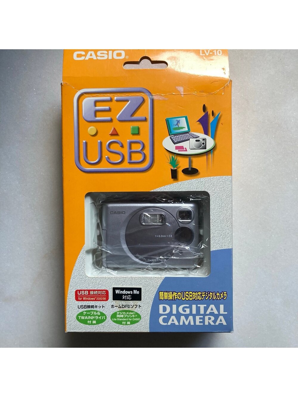 Casio LV-10 Lofi Japanese Digital Toy Camera Vintage Retro Y2K Tested